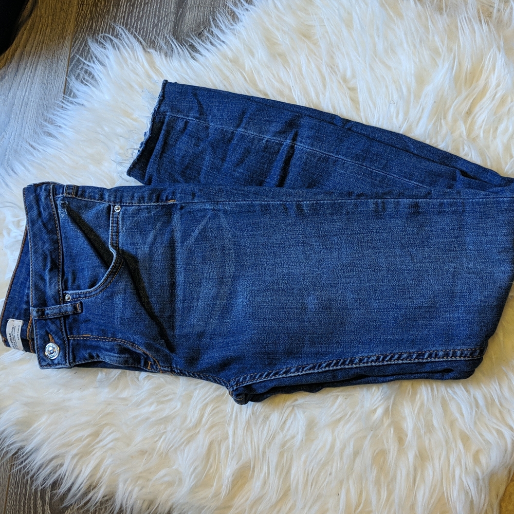 ZARA | Raw Hem Skinny Jeans